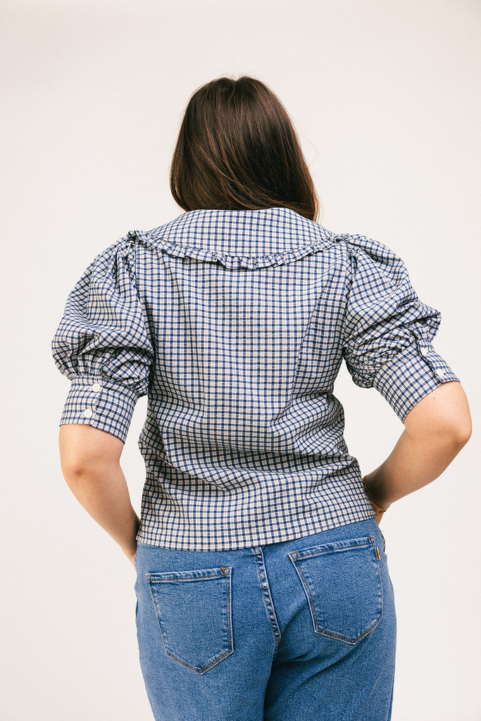 raya gingham top