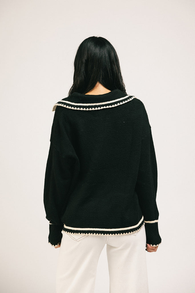 thank you sweater // black