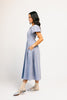 marloe midi dress // dusty blue *zoco exclusive*