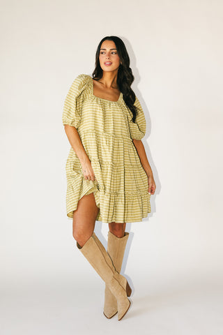 better now linen mini dress