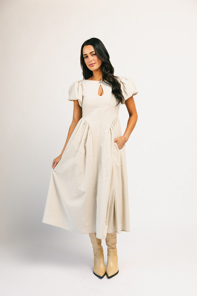 marloe midi dress // natural *zoco exclusive*