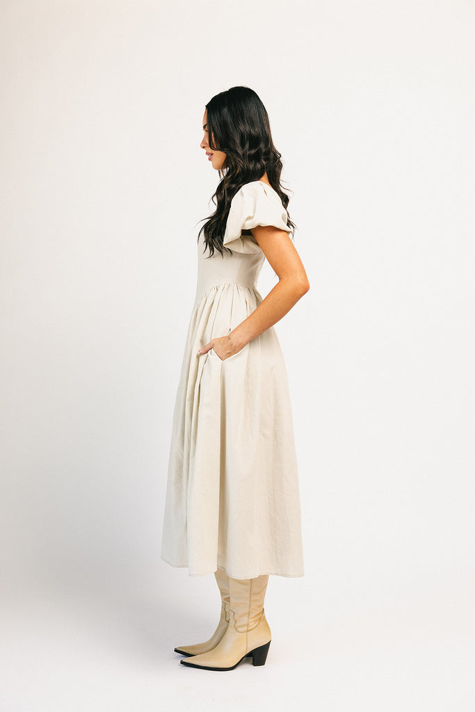 marloe midi dress // natural *zoco exclusive*