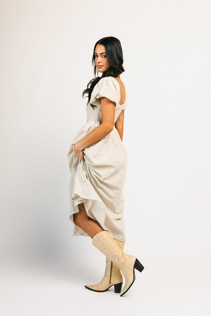 marloe midi dress // natural *zoco exclusive*