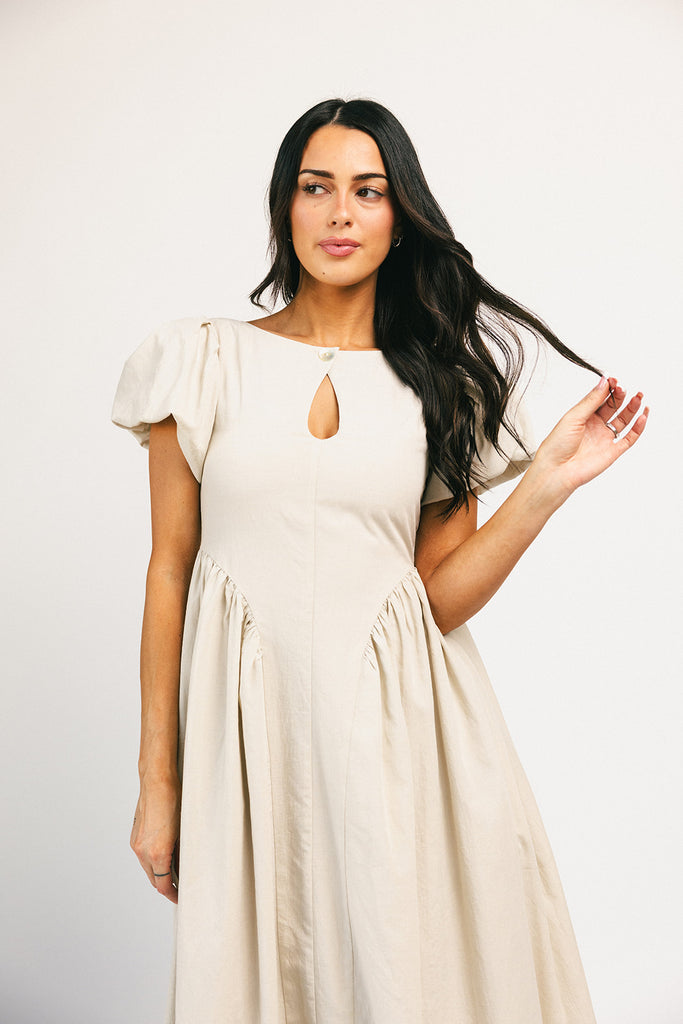 marloe midi dress // natural *zoco exclusive*