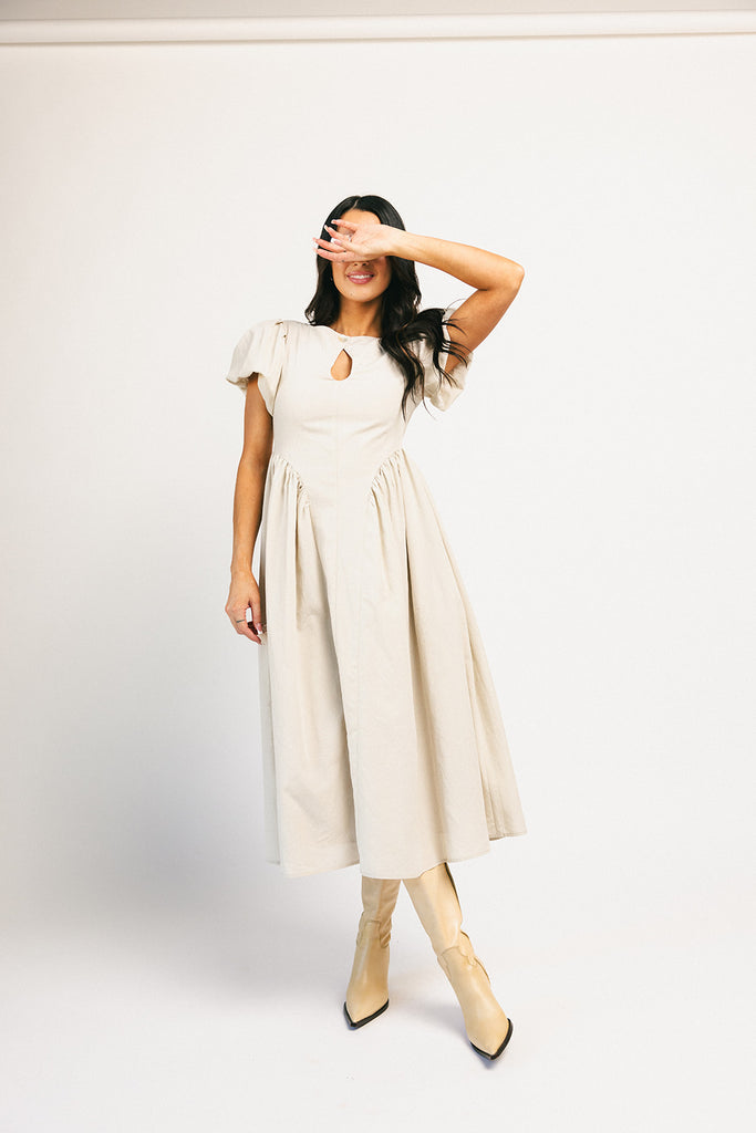 marloe midi dress // natural *zoco exclusive*