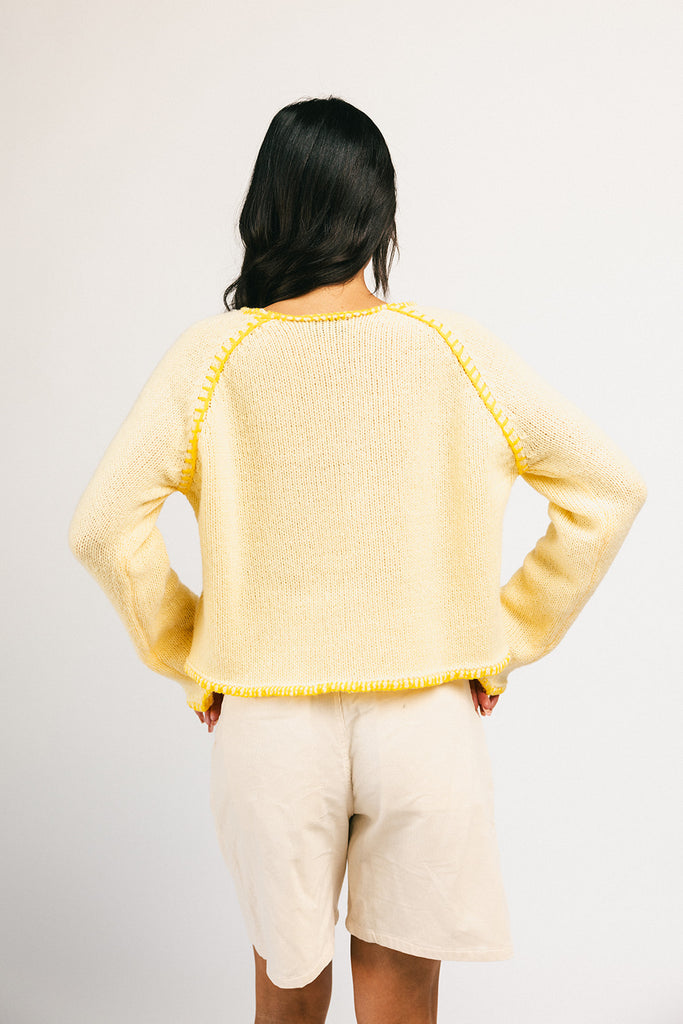 liv cardigan // yellow *zoco exclusive*