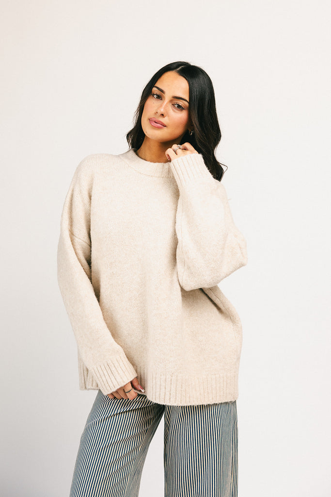 adele sweater // oat *zoco exclusive*