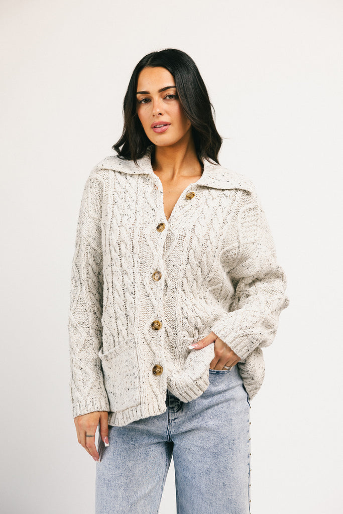 wallace button cardigan