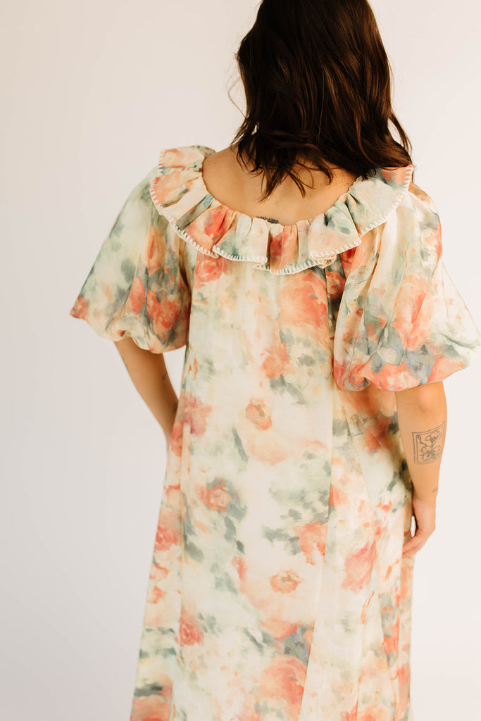 good luck puff sleeve dress // bloom *zoco exclusive*